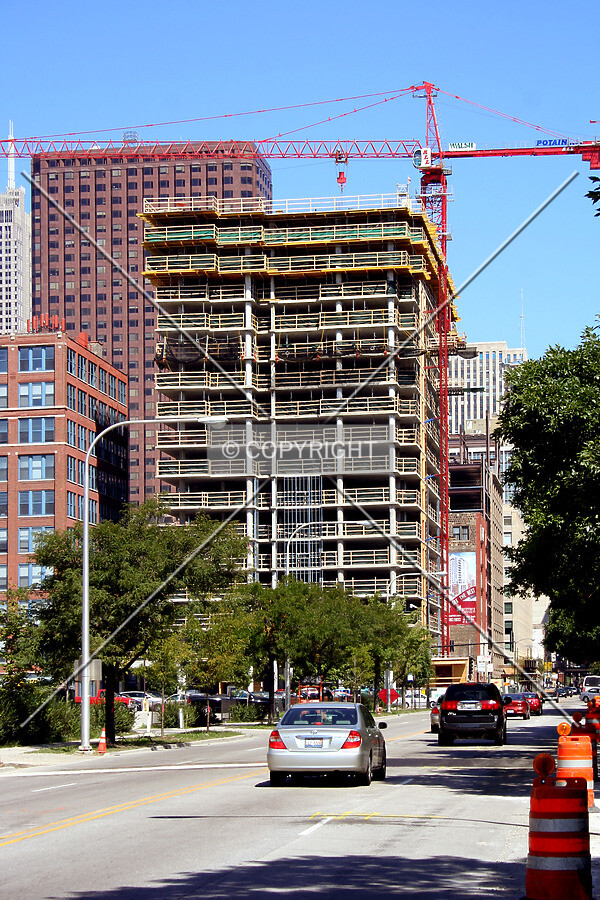 Looking north on Clark Street