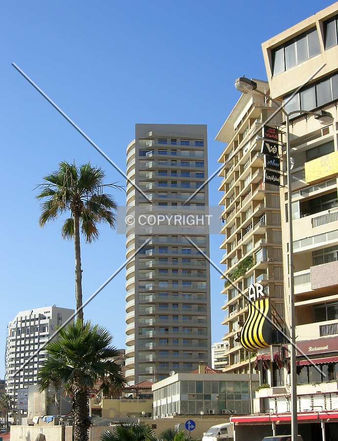 South side of the structure