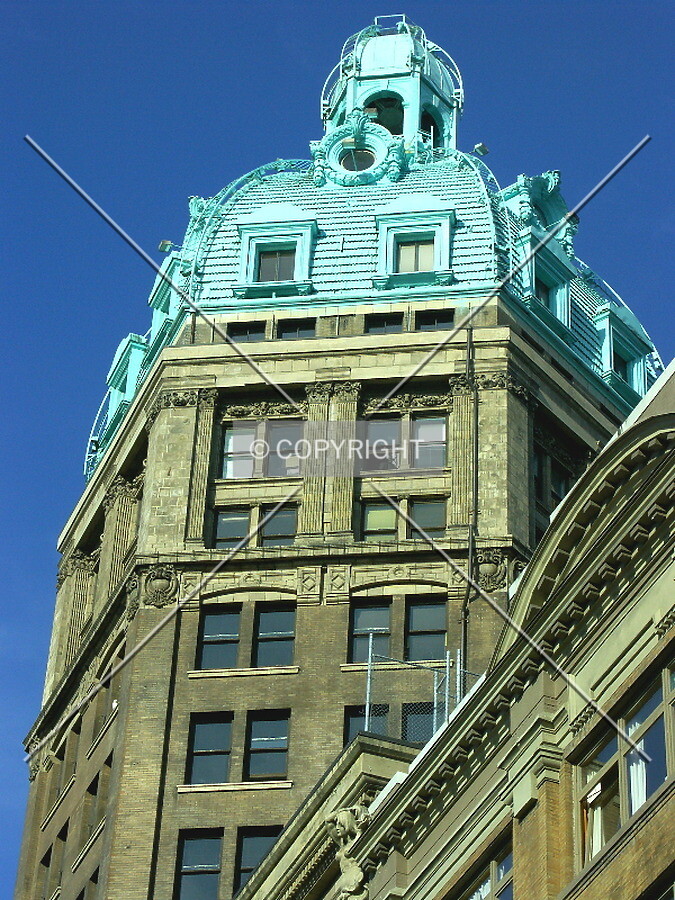 Top of the tower from Beatty Street