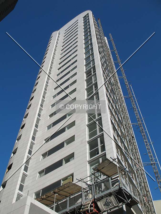 View up from the northwest