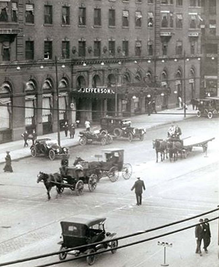 Vintage view; 1915