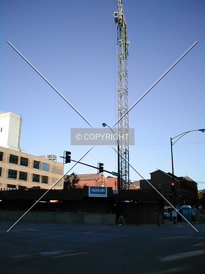 Crane on site