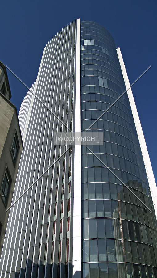 Looking up from the southeast