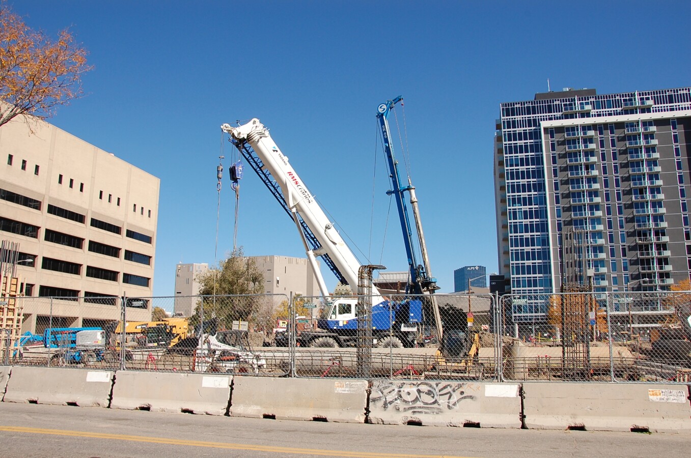 View to the east