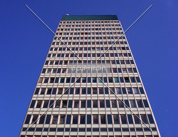 Looking up the north side