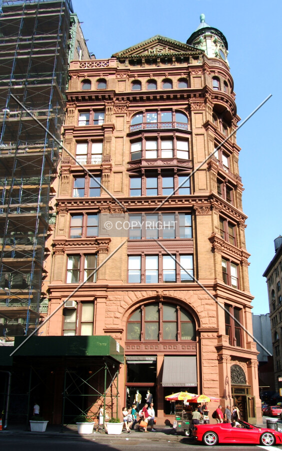 View from the northwest on Broadway