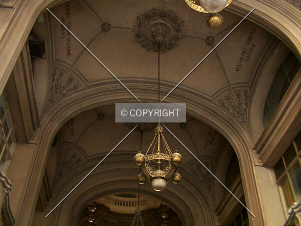 Ceiling of the gallery