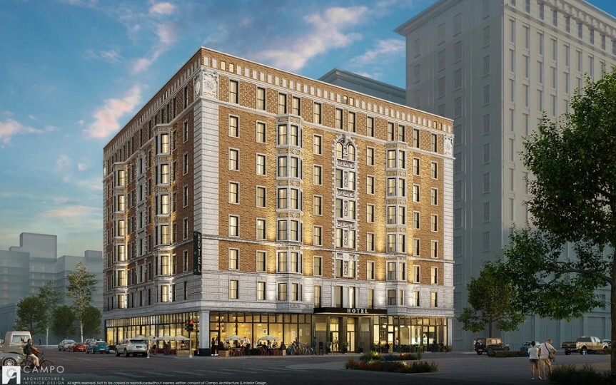 Rendering of proposed renovations