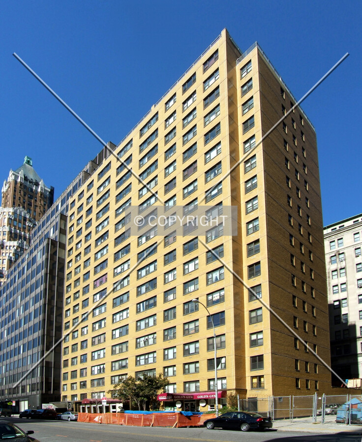 View from the southeast across Livingston Street