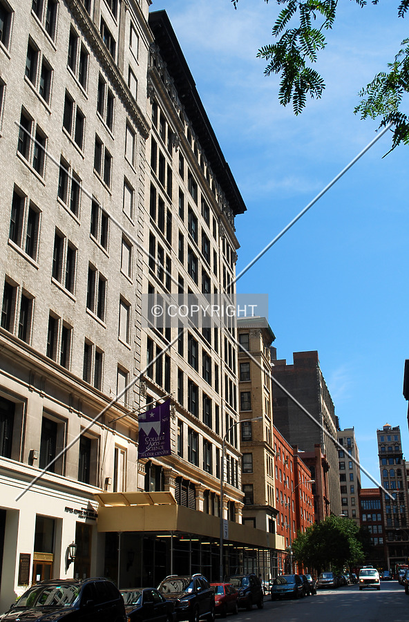 Viewed from Washington Square East