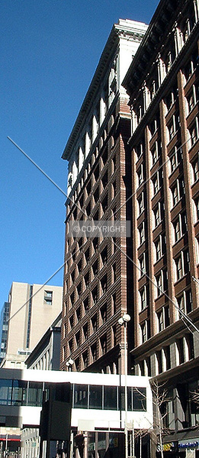 View to the North along Walnut Street
