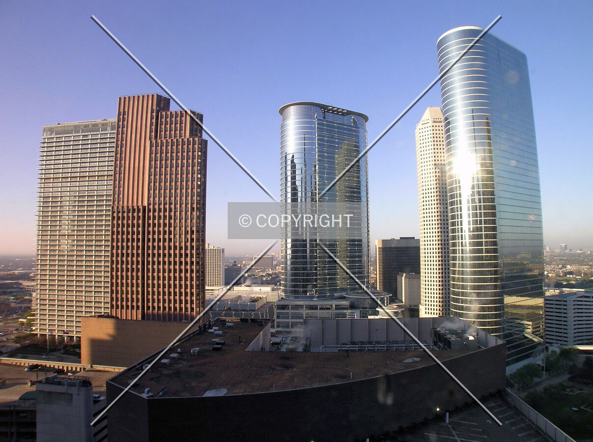View of downtown from the hotel