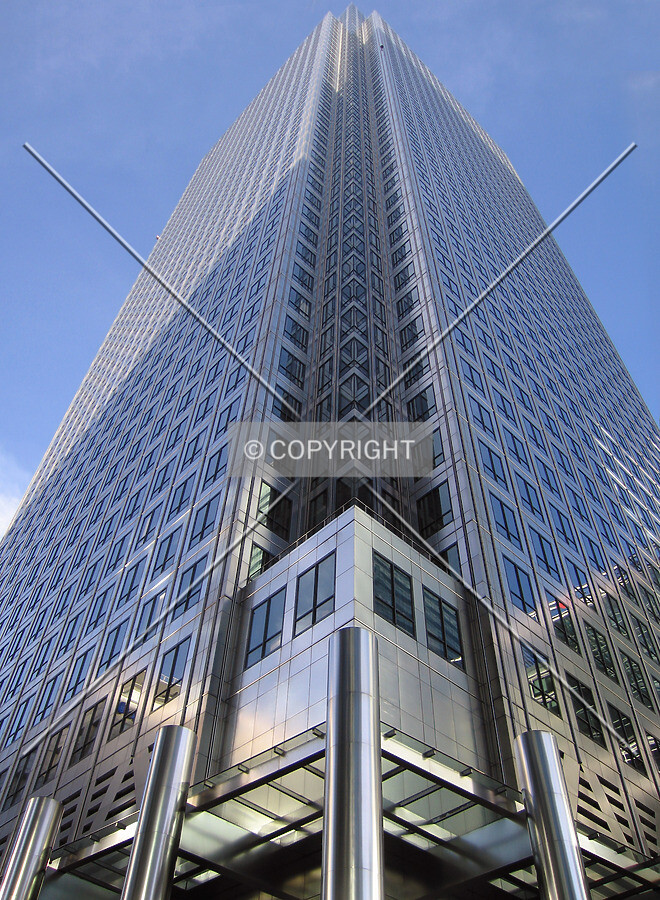 Looking up from Canada Square