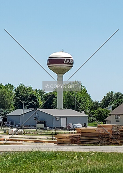 Le Roy Water Tower - South