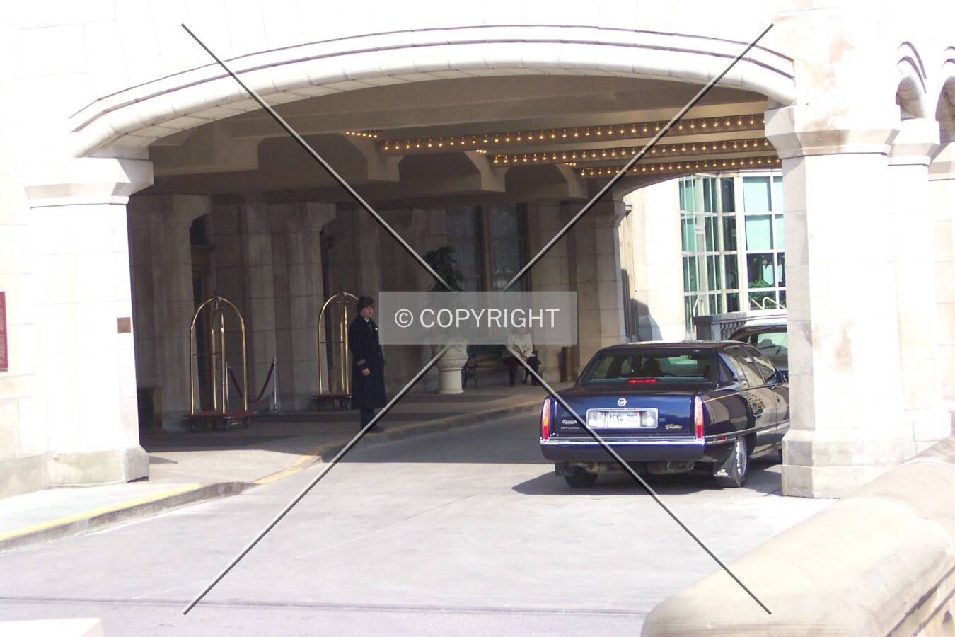 The front entrance