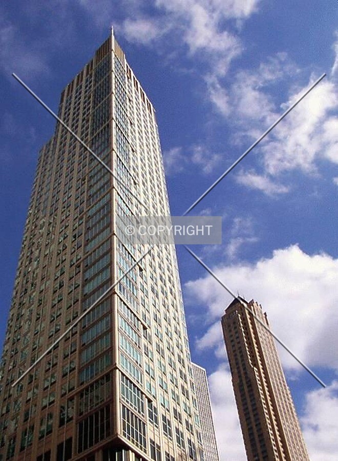 Northwest corner, with Park Tower in the background