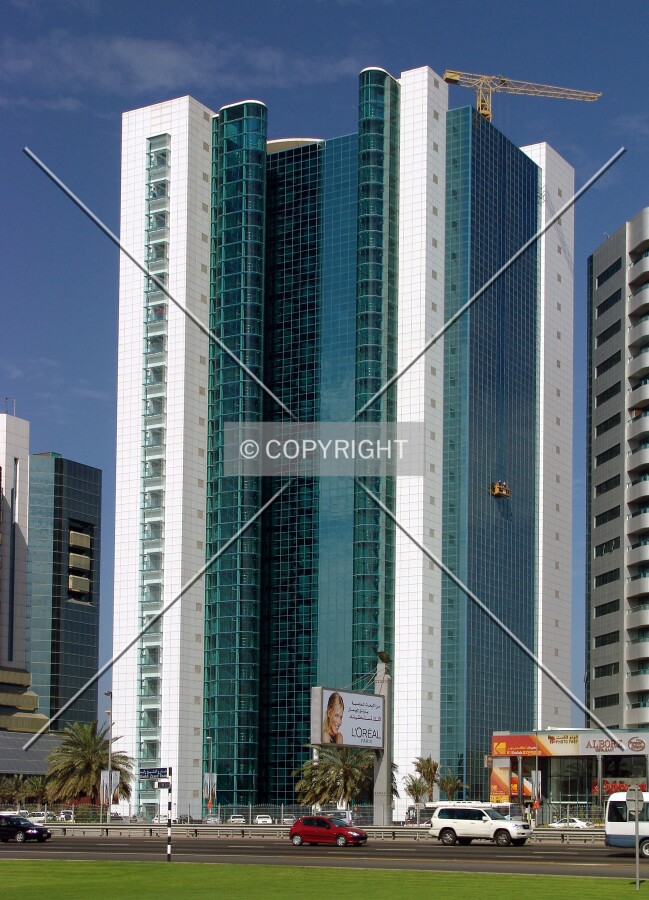 View from across Sheikh Zayed Road