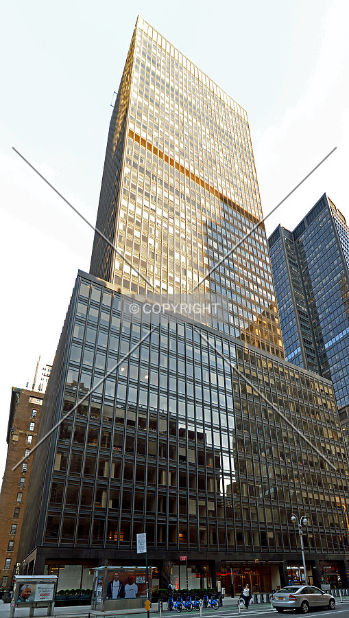 View from the northwest at Broadway and 54th Street