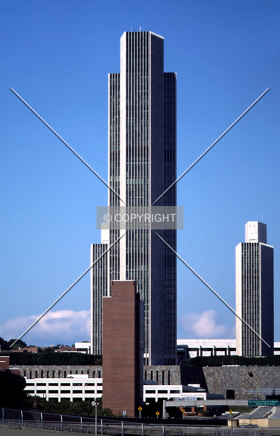View from the southeast