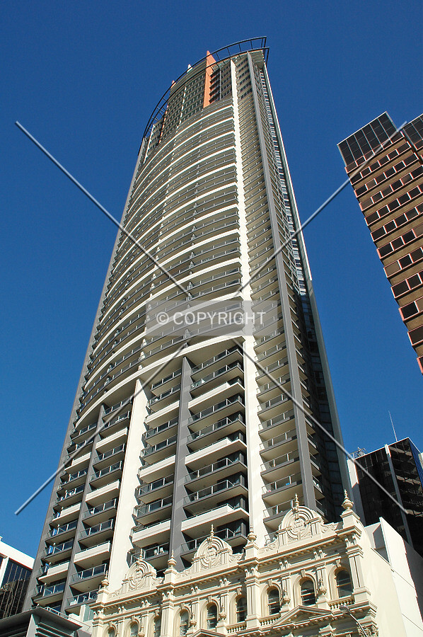 Looking up from Queen Street