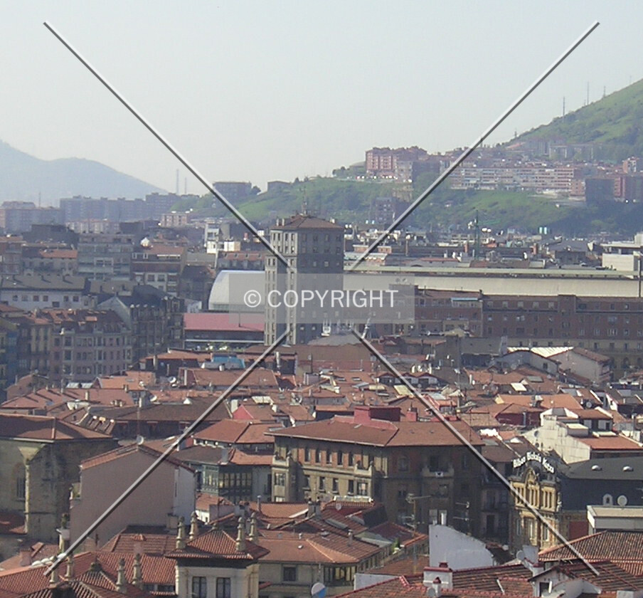 View above the old part of the city