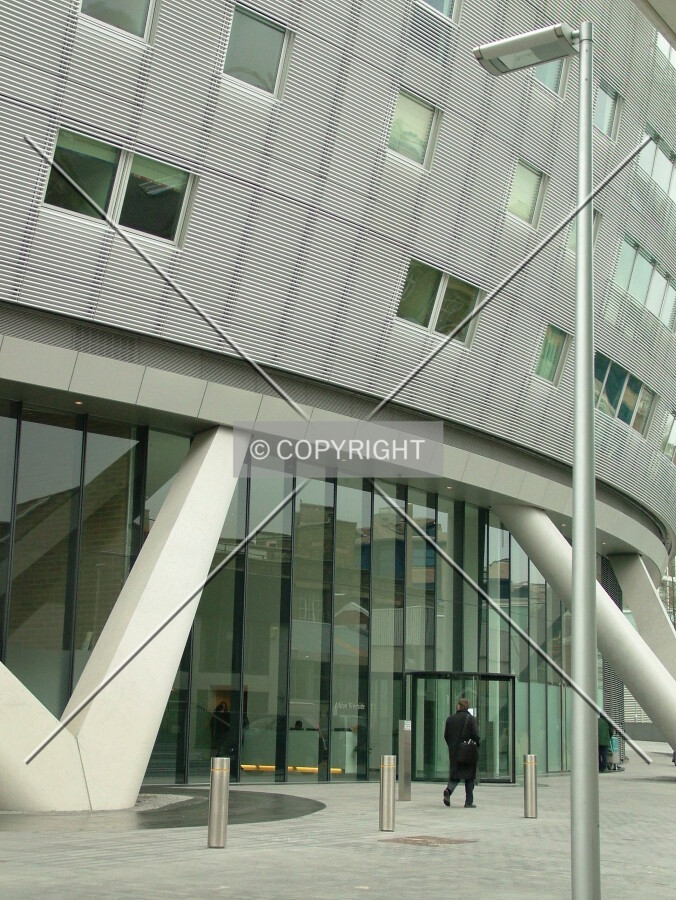 View of an entrance at the rear