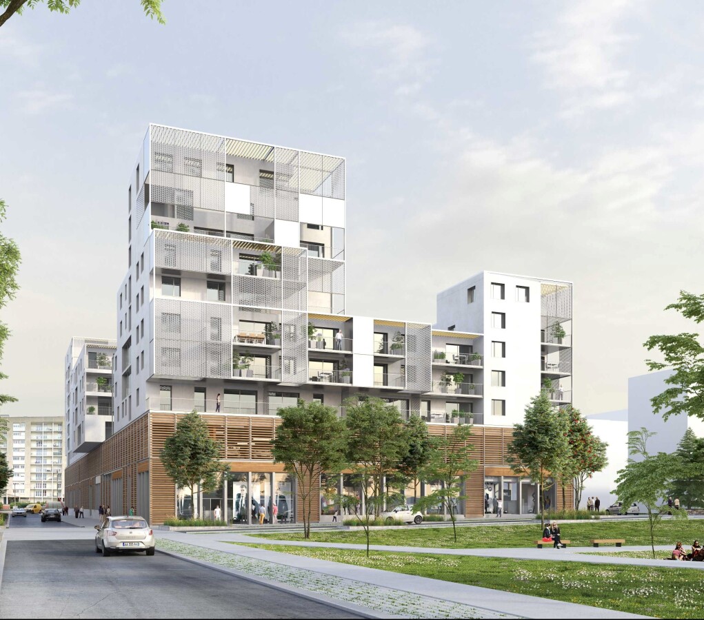 Rendering view from west.