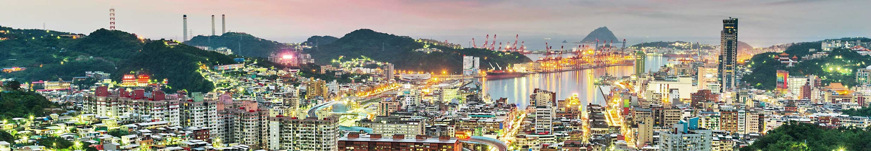 Panorama of Keelung