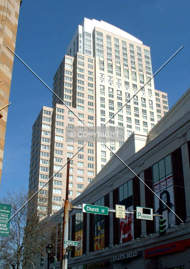View from the west along Main Street