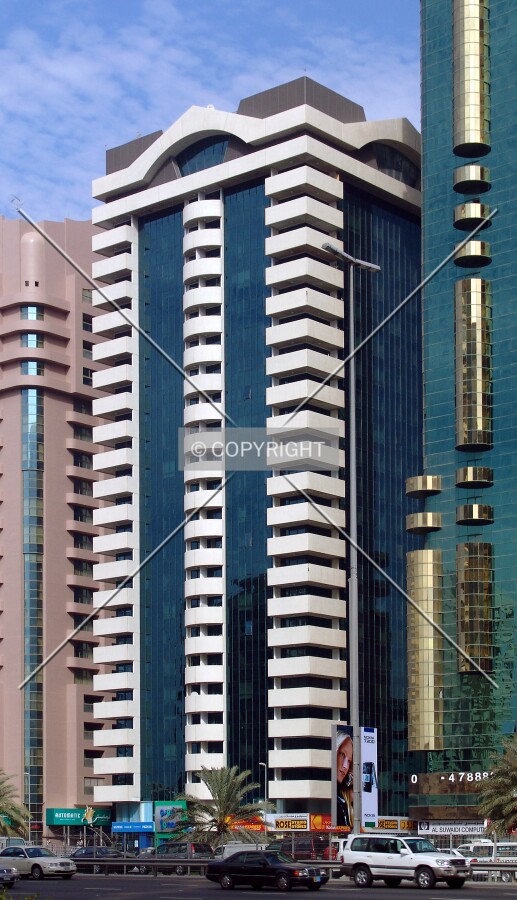 View from across Sheikh Zayed Road