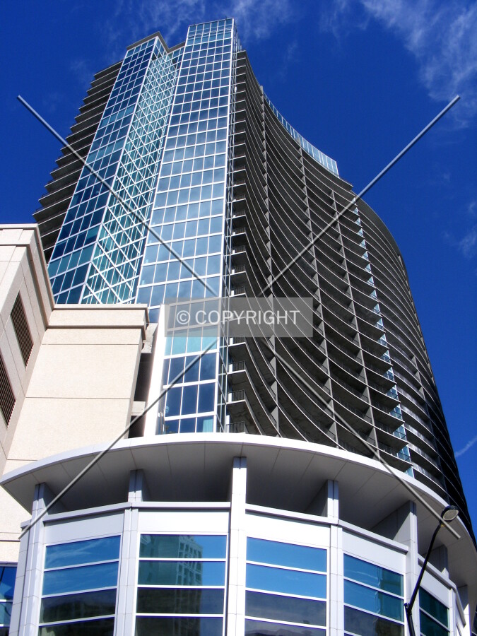 Looking up from 11th street