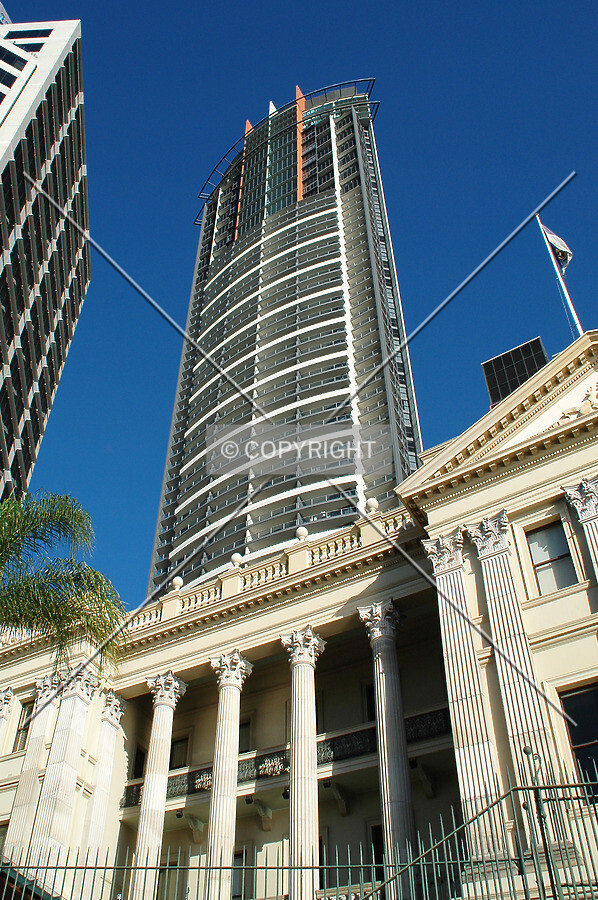 Looking up the east side