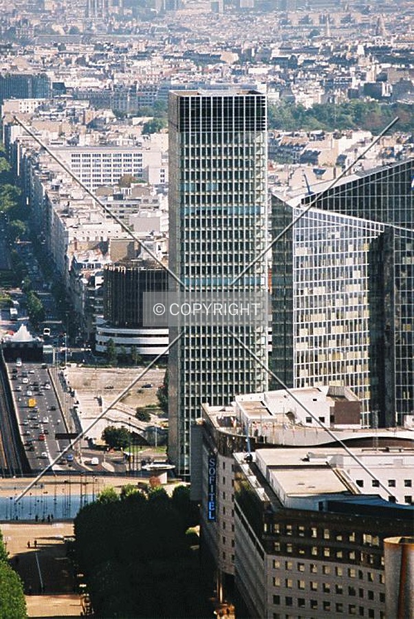 View from the roof of La Grande Arche