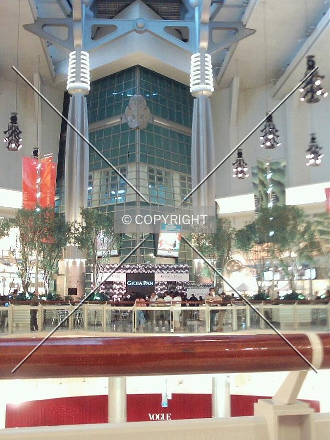 Interior of the shopping mall