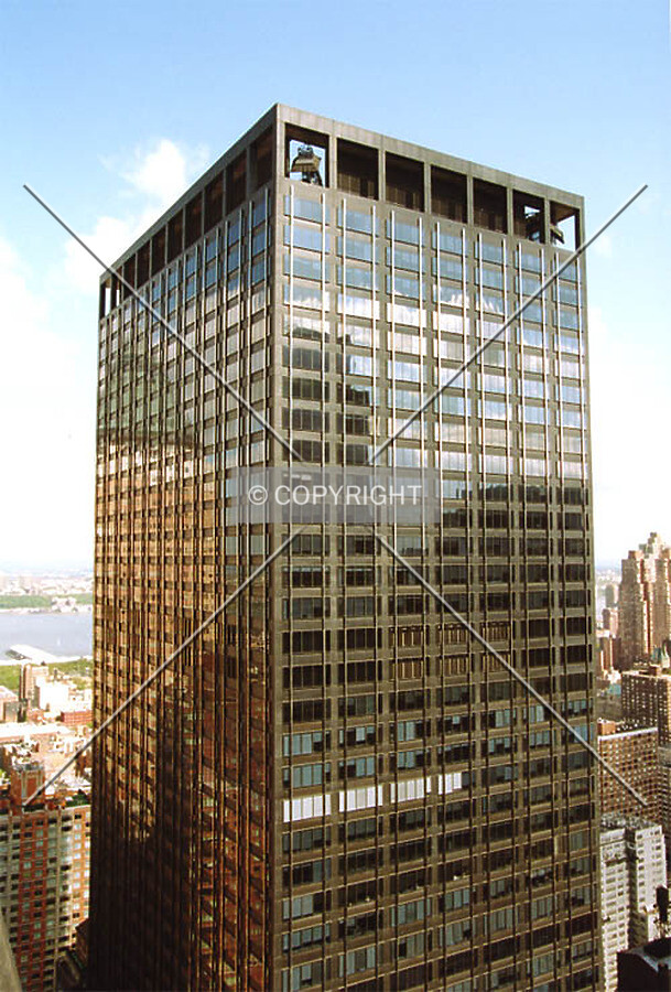 View from a nearby skyscraper