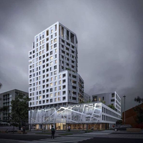 Second rendering of the project.