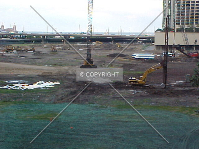 Preparing the site for construction
