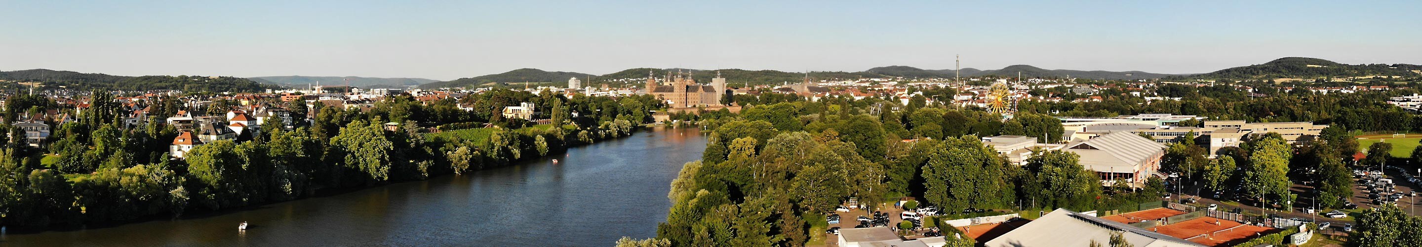 Panorama of Aschaffenburg