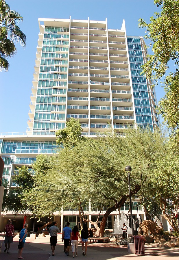 View from the southeast