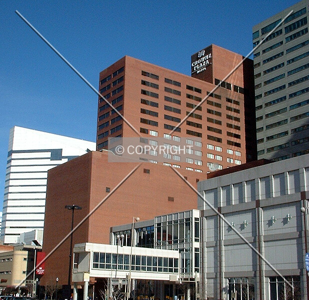 Southwest corner from 5th Street, Federated Building to the left