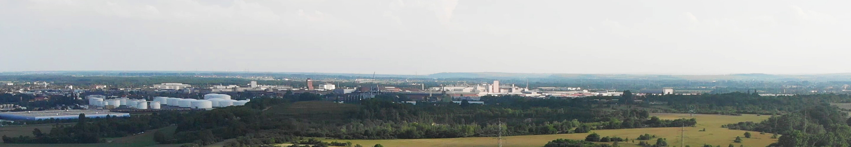 Panorama of Rüsselsheim am Main