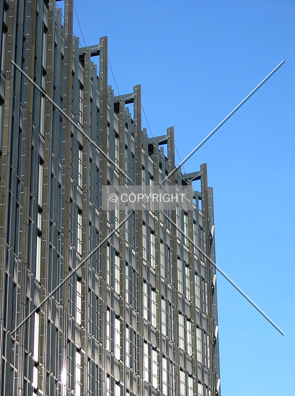 The intricate facade from Limeburner Lane
