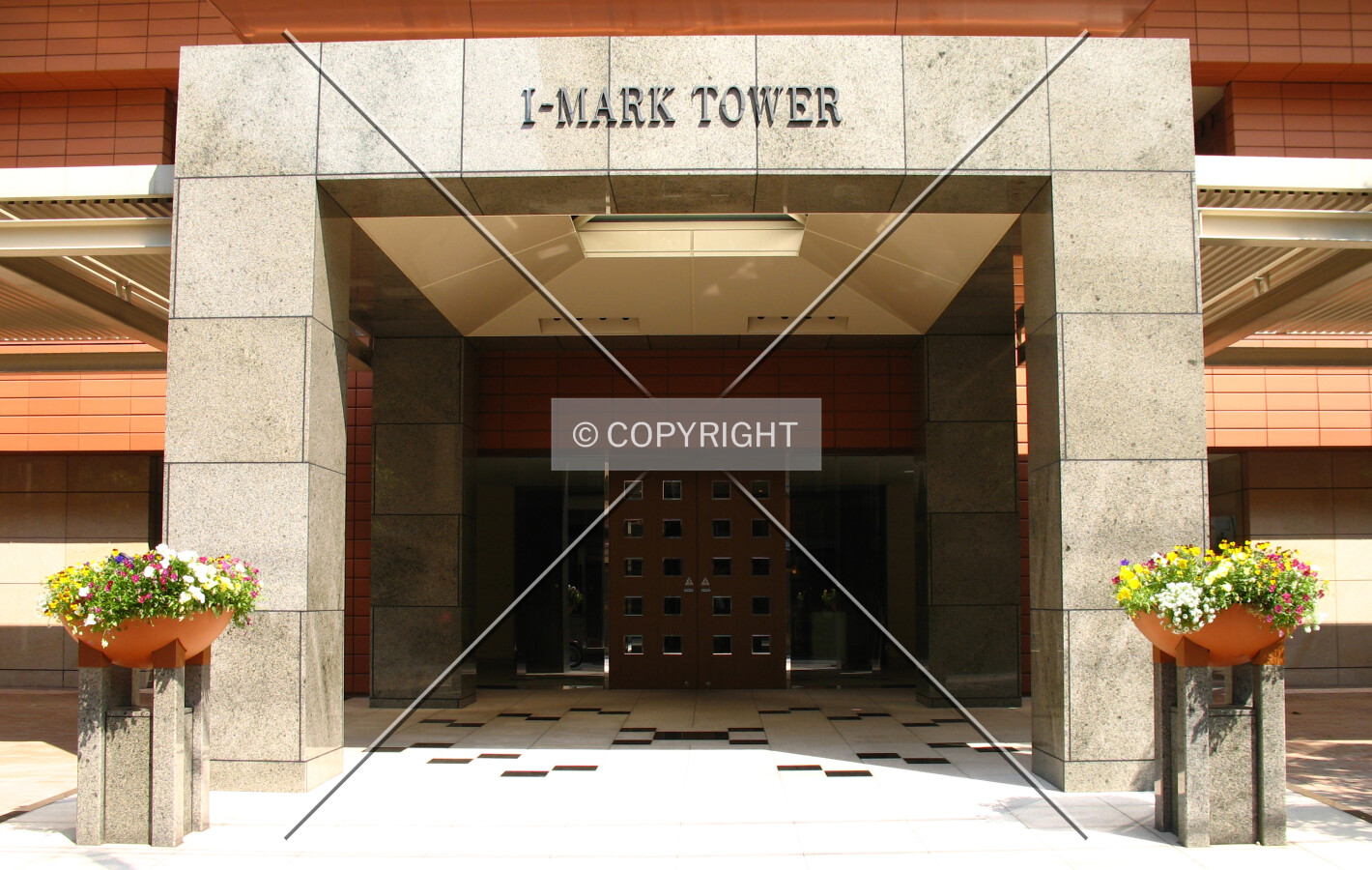 The front entrance