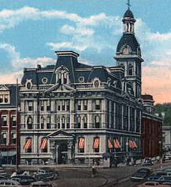Vintage view from the southeast