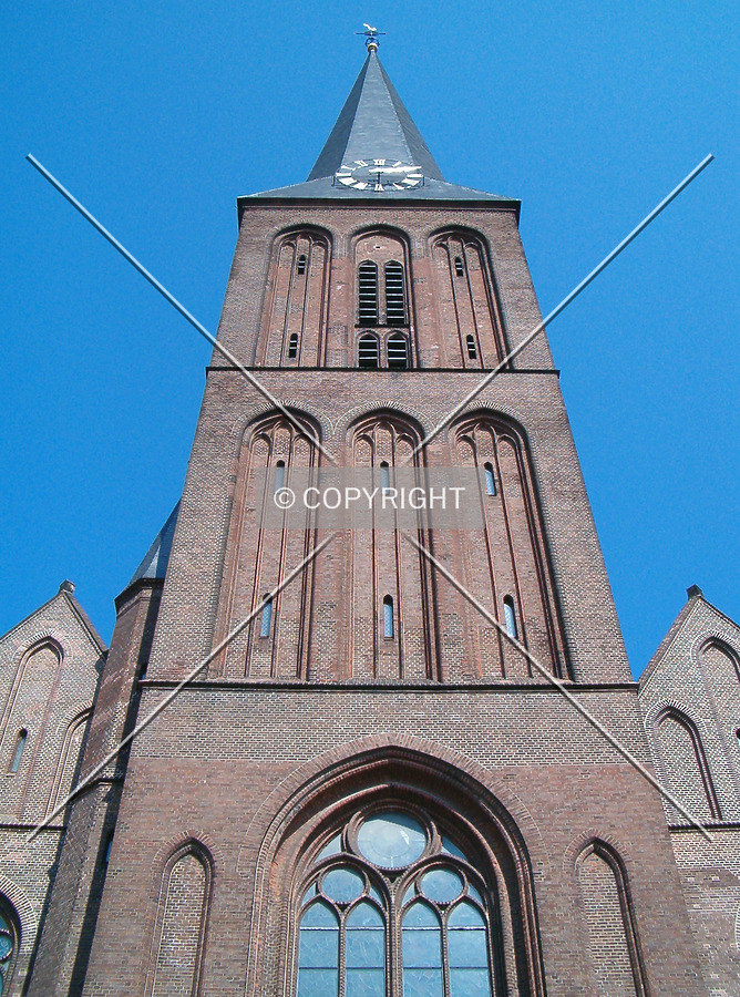 Looking up from the southwest
