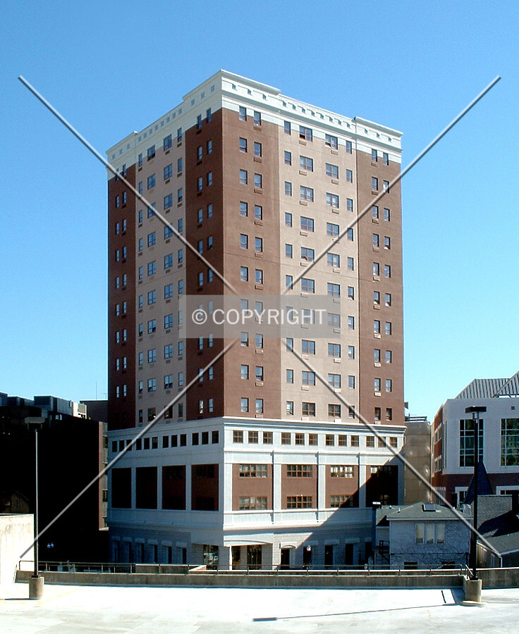 View from the north across Paterson Street
