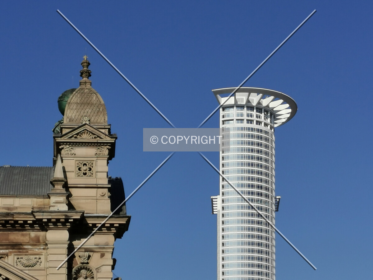 Modern architecture meets historic architecture