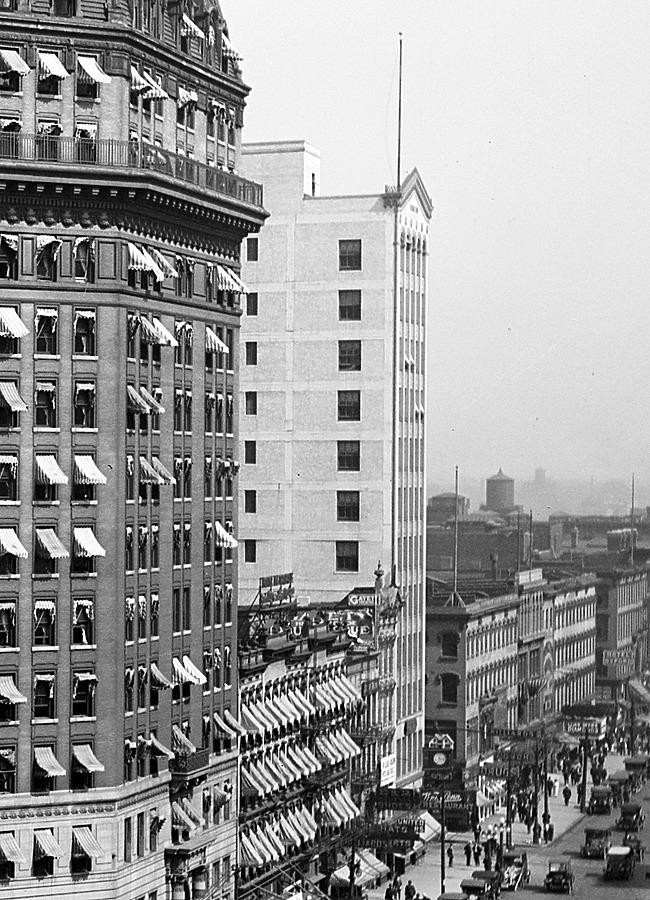 Vintage view from the northwest
