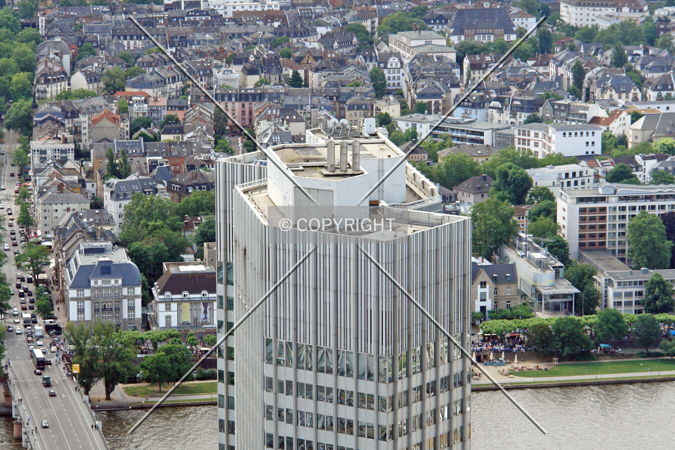 Roof section of the Eurotower