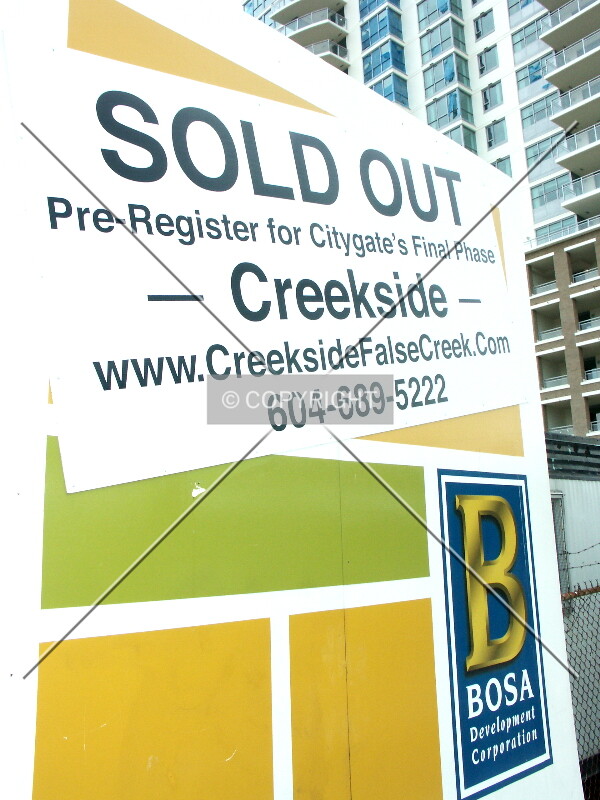 Sold out before construction starts